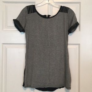 Black and gray top